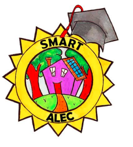 smart alec logo white background