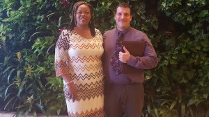 me and dwanda at hotel